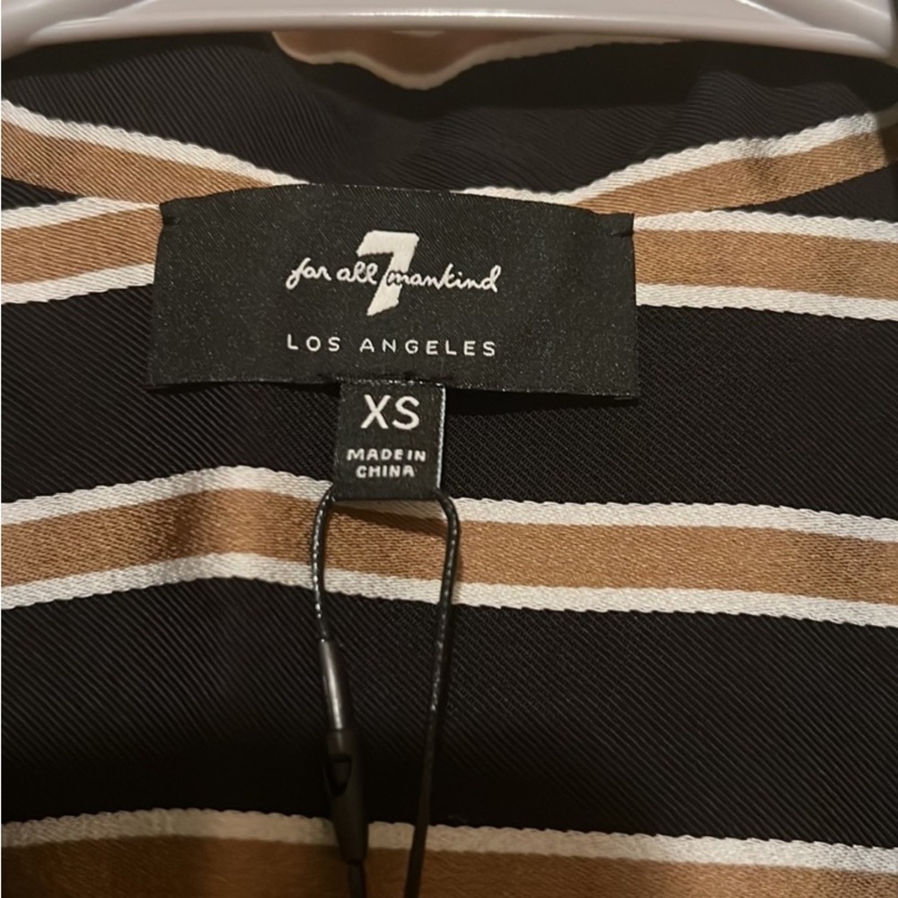 7 FOR ALL MAN KIND XS Shirtdress NWT! - Picture 4 of 5